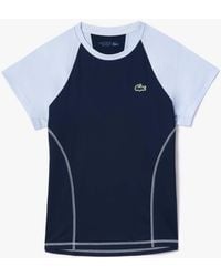 Lacoste - Slim-fit Ultra Dry Stretch Sport T-shirt - Lyst