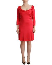 John Galliano - Elegant Knee-Length Sheath Dres - Lyst