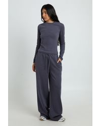 Boohoo - Tall Crew Neck Long Sleeve Top And Straight Leg Jogger Tracksuit - Lyst