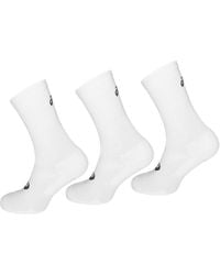 Asics - 3-Pack Solid Crew Socks Cotton - Lyst