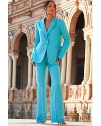 Sosandar - Azure Tailored Blazer - Lyst