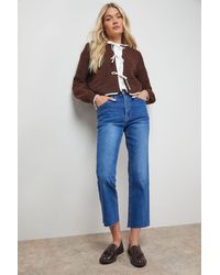 Oasis - Bunny Leather Brogue Detail Tassel Loafers - Lyst