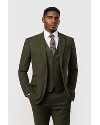 Antique Rogue - Single Breasted Long Sleeve Two Button Collared Slim Fit Suit Jacket - Lyst