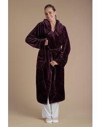 Tokyo Laundry - Quilted Hooded Dressing Gown - Lyst