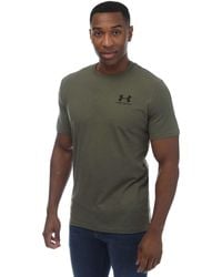 Under Armour - S Sportstyle Short Sleeve T-shirt Marine Od Green 4xl - Lyst