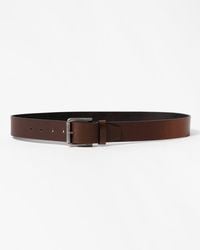 BOSS - Boss Joris Italian Leather Belt With Engraved Buckle Colour: Dark 203 - Lyst