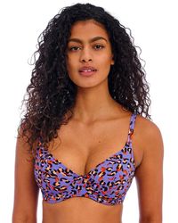 Freya - Santiago Nights Plunge Bikini Top - Lyst