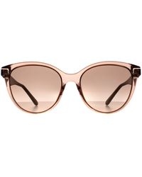 Ferragamo - Cat Eye Crystal Sand Rose Sf1073S - Lyst