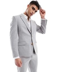 ASOS - Linen Blend Skinny Suit Jacket - Lyst