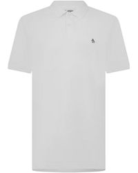 Original Penguin - Embroidered Logo Polo Shirt Cotton - Lyst