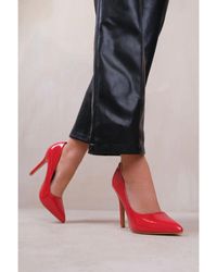 Where's That From - Wheres 'Fiji' Wide Fit High Heel Stiletto Pumps - Lyst