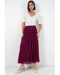 Bigdart - High Waist Floral Maxi Skirt - Lyst