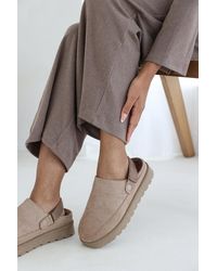Where's That From - Wheres 'Vayda' Suede Clog Boots With Slingback Strap - Lyst