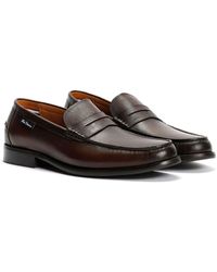 Ben Sherman - Hester Leather Men's Brown Loafers - Uk 12 - Lyst