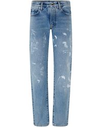 Off-White c/o Virgil Abloh - Diagonal Slim Jeans - Lyst