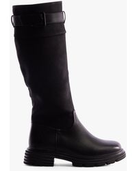 Heavenly Feet - Brianna Tall Boots Faux Leather - Lyst