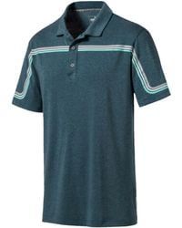 PUMA - Drycell Performance Fit Looping Polo Shirt Short Sleeve Top 595111 06 - Lyst