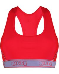 Nicce London - Sleeveless Carbon Racerback Sports Bra 203 2 15 04 0307 - Lyst