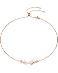 Swarovski - 'Constella Bars' Plated Metal Necklace - Lyst