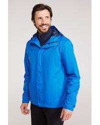 Mountain Warehouse - 'Torrent' Rain Jacket With Zipped Pockets Waterproof Adjustable Hem - Lyst