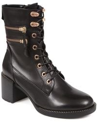 Jones Bootmaker - Skylar Leather Lace-Up Boots - Lyst