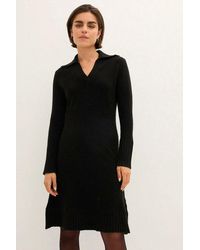 John Lewis - Collared V-Neck Jumper Dress - Lyst