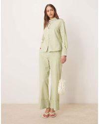 Sister Jane - Wide Leg Stripe Trouser Co-Ord - Lyst
