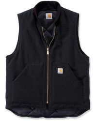 Carhartt - Arctic Insulated Nylon Lined Duck Shell Vest Jacket - Lyst