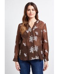 Wallis - Embroidered Overhead Shirt - Lyst