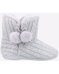 Fleet   Foster - Apple Knitted Bootie Slipper - Lyst