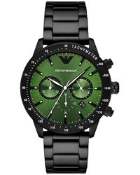Emporio Armani - Ar11472 Mario Chronograaf Herenhorloge - Lyst
