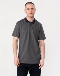 BOSS - Boss Oxford New Contrast Collar Short Sleeve Polo Shirt - Lyst