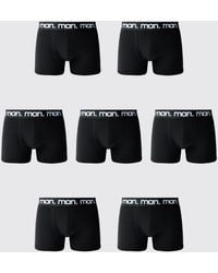 BoohooMAN - 7 Pack Boxers Cotton - Lyst