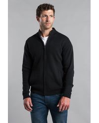Kensington Eastside - Recycled Cotton Blend Zip-Through Cardigan - Lyst