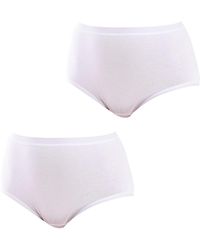 Q En - Pack Of 2 High Waist Bamboo Panties Q908 - Lyst