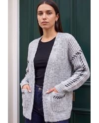Roman - Blanket Stitch Cardigan - Lyst