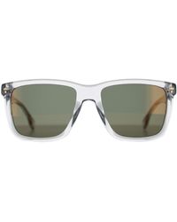 BOSS - Boss 1317/S Kb7 Cw Transparant Groen Goud Spiegel Zonnebril - Lyst