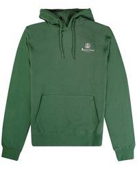Aquascutum - Active Small Logo Hoodie Cotton - Lyst