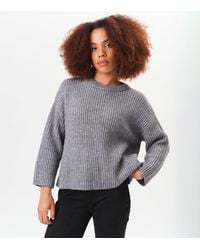 Gini London - Grof Gebreide Oversized Trui - Lyst