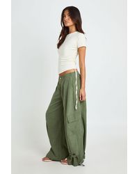 Boohoo - Buckle Hem Detail Trousers - Lyst