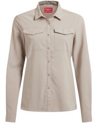Craghoppers - Ladies Nosilife Pro Iii Long-Sleeved Shirt (Soft Mushroom) - Lyst