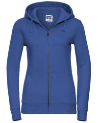 Russell - Ladies Authentic Full Zip Hoodie (Bright Royal) - Lyst