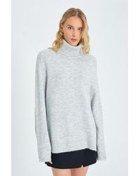 MixRay - Lässiger Turtleneck Strickpullover - Lyst