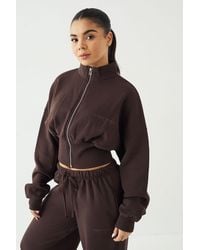 DSGN Studio - Sport Training Club Cinched Waist Collar Sweatshirt - Lyst