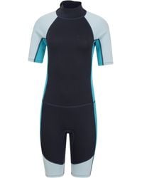 Mountain Warehouse - Shorty Wetsuit With Easy Glide Zip Fastening Swimwear - Lyst