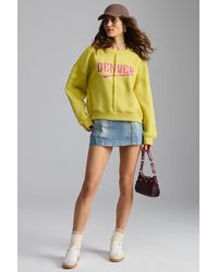 Grimelange - Oversized Printed Crew Neck Sweatshirt - Lyst
