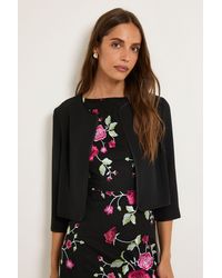 Wallis - Woven Collarless Jacket - Lyst
