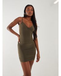 Pink Vanilla - Twist Front Strappy Mini Dress - Lyst