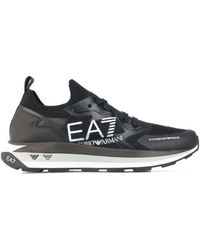 EA7 - Emporio Armani B&w Altura Sneakers Voor , Zwart - Lyst