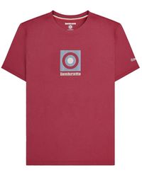 Lambretta - Box Logo T-Shirt Cotton - Lyst